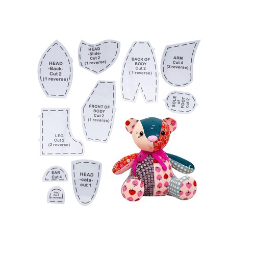 Memory bear sewing kit acrylic - memory,