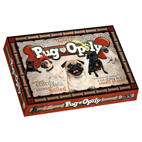 Pug opoly board - pug, game