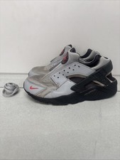 Nike Huarache, Black Grey And Red Size 5.5 Uk Good Condition