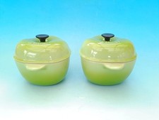 2 x LE CREUSET GREEN APPLE
