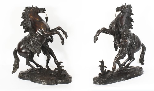 Antique pair french bronze - pair, of