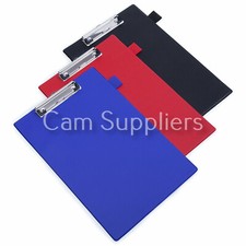 A4 Clipboard With Pen Holder New Office Document Holder Filing Black Blue Red