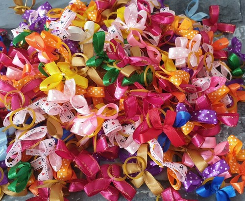 100 mixed ribbon dog - mixed,