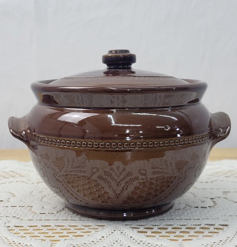 Vintage bean pot casserole - pot,