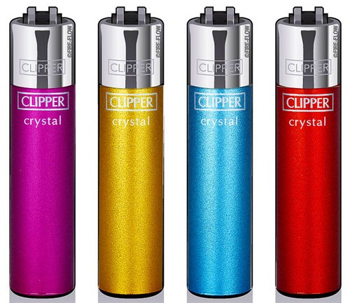 Crystal clipper lighters rare - crystal,