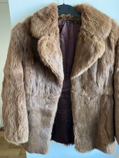 Vintage Coney Fur Jacket Size