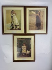 Charles Burton Barber & Briton Rivière X3 Framed Prints Puppy Love, Playfellows