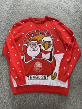 Mens Sheffield Steelers Christmas Jumper, Size XL, Red, Ice Hockey, (xxx)