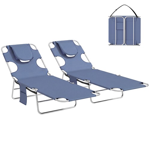 Outsunny sun loungers with - sun,