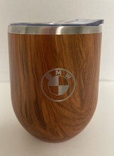 BMW Coffee Mug Logo Wood Grain