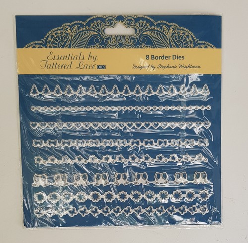 Tattered lace border dies - lace,