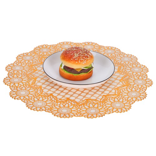 2pcs gold pvc - gold, coasters