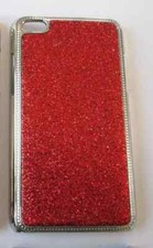 iPod Touch 4TH Gen Hard Case Cover sparkle Glitter Bling chrome effect.