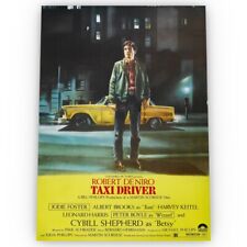 Taxi Driver Movie Poster Satin