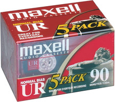 Maxell 108562 UR-90 5PK Normal