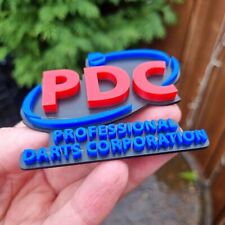 Professional Darts Corporation themed Darts Sign Small (x2) - Home Bar