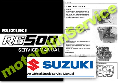 Suzuki rg500 gamma service - gamma,