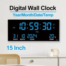 14" Digital LED Wall Clock