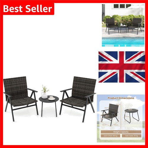 Bistro set piece patio - set, 3-piece