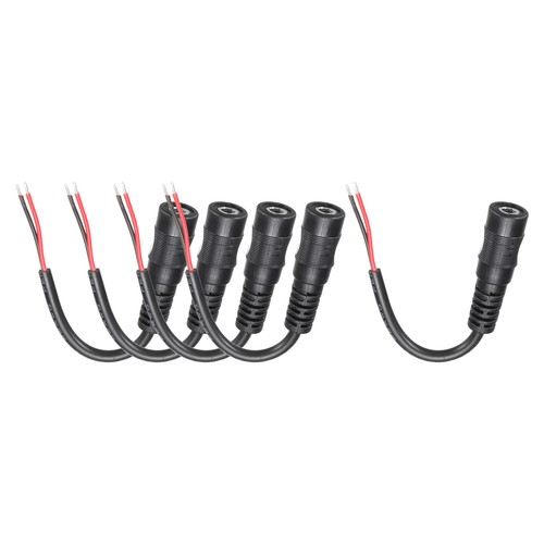5pcs power pigtails - power, cable