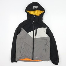 Trespass Boys Ski Jacket Black Grey Colourblock, Size 146