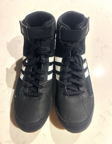 Boxing boots shoes black white - boxing,