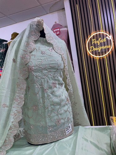 Unstitched asian pakistani - unstitched,