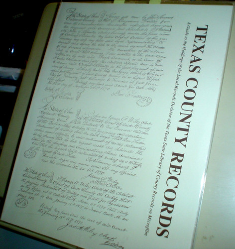 Texas county records - texas,