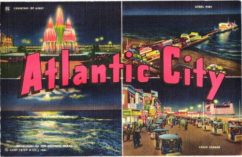 Night view atlantic - view,