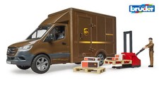 Bruder 02678 Mercedes Benz Sprinter UPS with Driver 1:16 scale toy pallet jack
