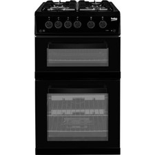 Beko KDG583K Gas Cooker with Gas Hob 50cm Free Standing Black A+ New