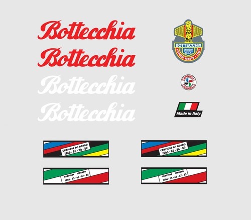 Bottecchia bicycle decals - bottecchia,