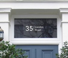 Personalised Classic Door Number Decal House Number Decal Sticker