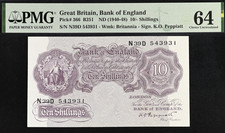 10/ Shillings NOTE Mauve