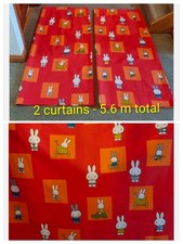 Miffy Curtains - total 5.6m