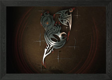 Martial Arts Weapon Framed