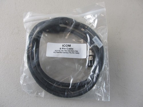 Icom microphone mic cable 8pin - icom,