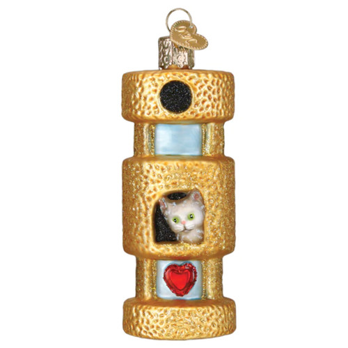 Old world christmas - old, cat