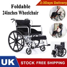 SeatSelf Propel Lightweight Folding  Wheelchair Transit Travel Strong Bariatric