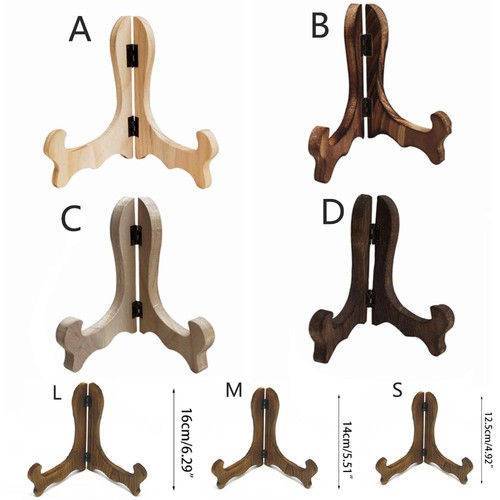 Wooden display stand - wooden, plate