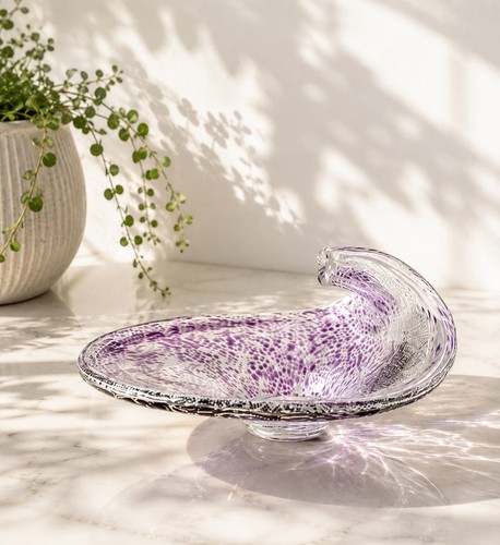Large amethyst spatter art - spatter,