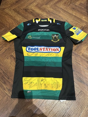 Signed northampton saints home - signed,