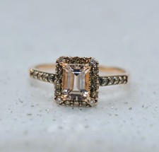 LeVian Emerald-Cut Morganite &