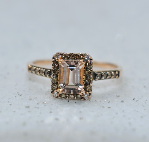 Levian emerald cut morganite - levian, emerald-cut