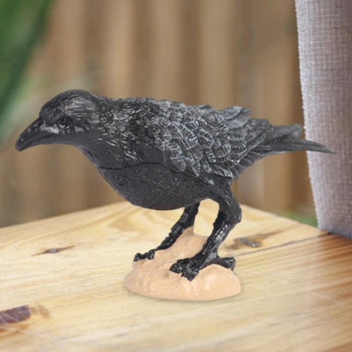 Raven bird figurines - figurines,