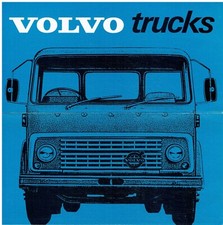 VOLVO F86 FB86 F88 FB88 & G88 SERIES TRUCK ORIGINAL 1970 FACTORY SALES PAMPHLET