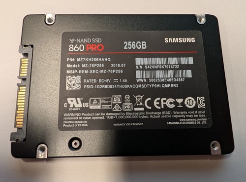 256 samsung nand ssd 860 - 256,