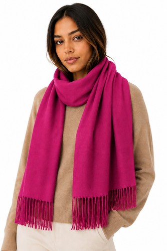 Women cashmere scarf plain - cashmere,