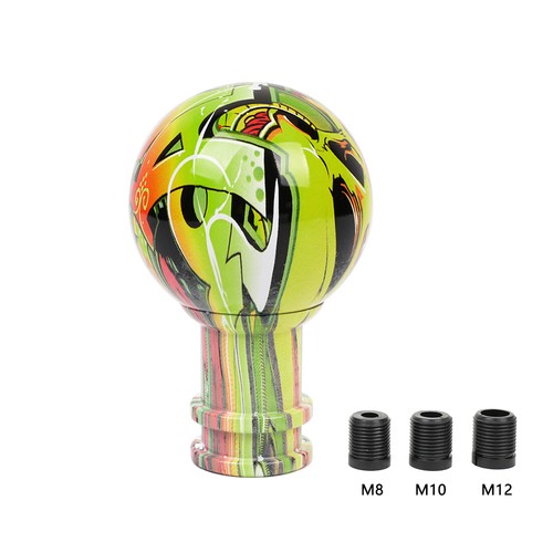 Round shift knob acrylic gear - shift,