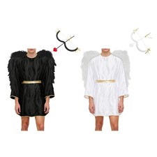 Mens Cosplay Toga Angel And